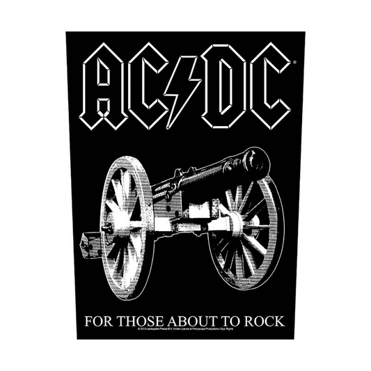 AC/DC Backpatch Rückenaufnäher For Those About To Rock