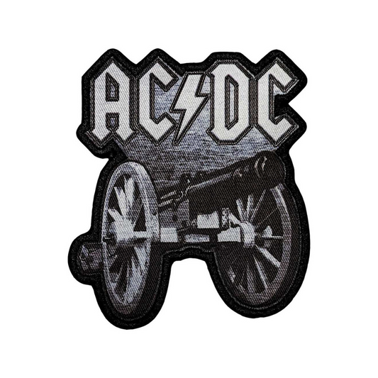 AC/DC Patch Aufnäher · Canon For Those About To Rock  · Official Metal Band Merch