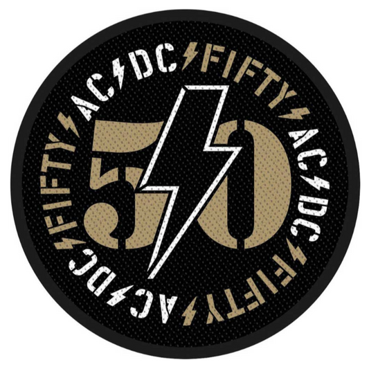 AC/DC Patch Aufnäher · Fifty · Offizieller Metal Band Merch