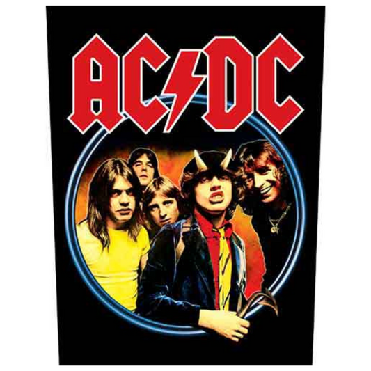 AC/DC Backpatch Rückenaufnäher · Highway to Hell · Offizieller Metal Band Merch