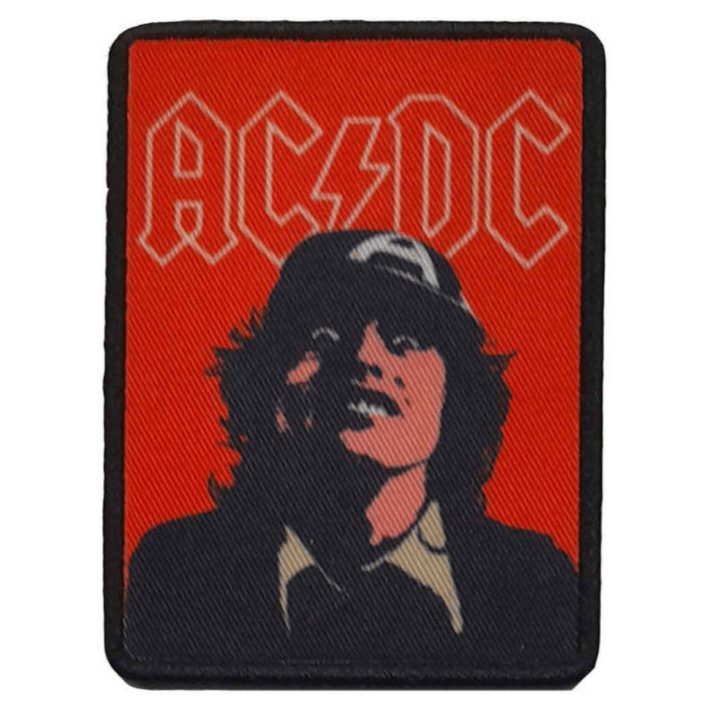 AC/DC Patch Aufnäher · Angus Red Color · Online kaufen – Totenkopf.com