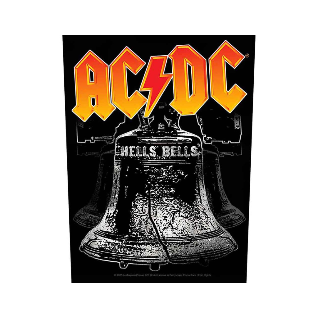 AC/DC Backpatch Rückenaufnäher - Motiv: Hells Bells