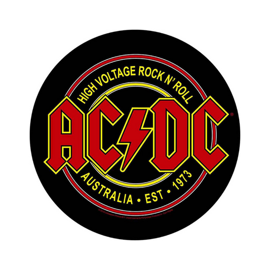 AC/DC Backpatch Rückenaufnäher - Motiv: High Voltage Rock' n Roll