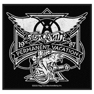 Aerosmith Patch Aufnäher · Permanent Vacation · Offizieller Metal Band Merch