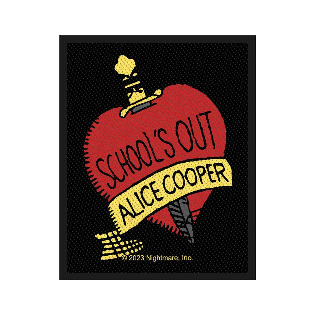 Alice Cooper Aufnäher Patch - Motiv: Schools Out