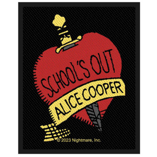 Alice Cooper Patch Aufnäher · Schools Out · Offizieller Metal Band Merch