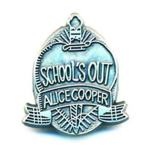 Alice Cooper Anstecker Pin · Schools Out