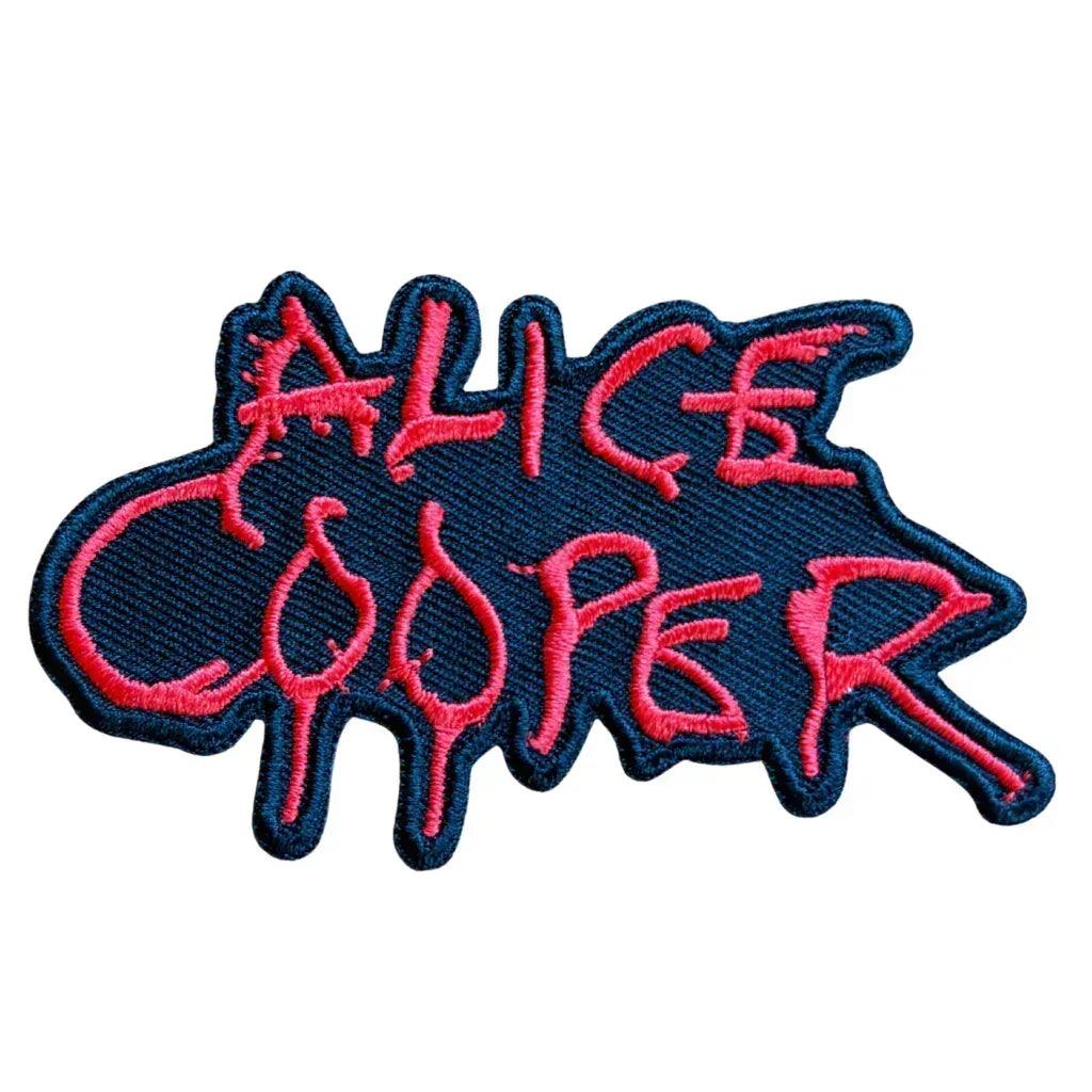 Alice-Cooper-Red-Logo-Cut-Out-Patch - Totenkopf.com