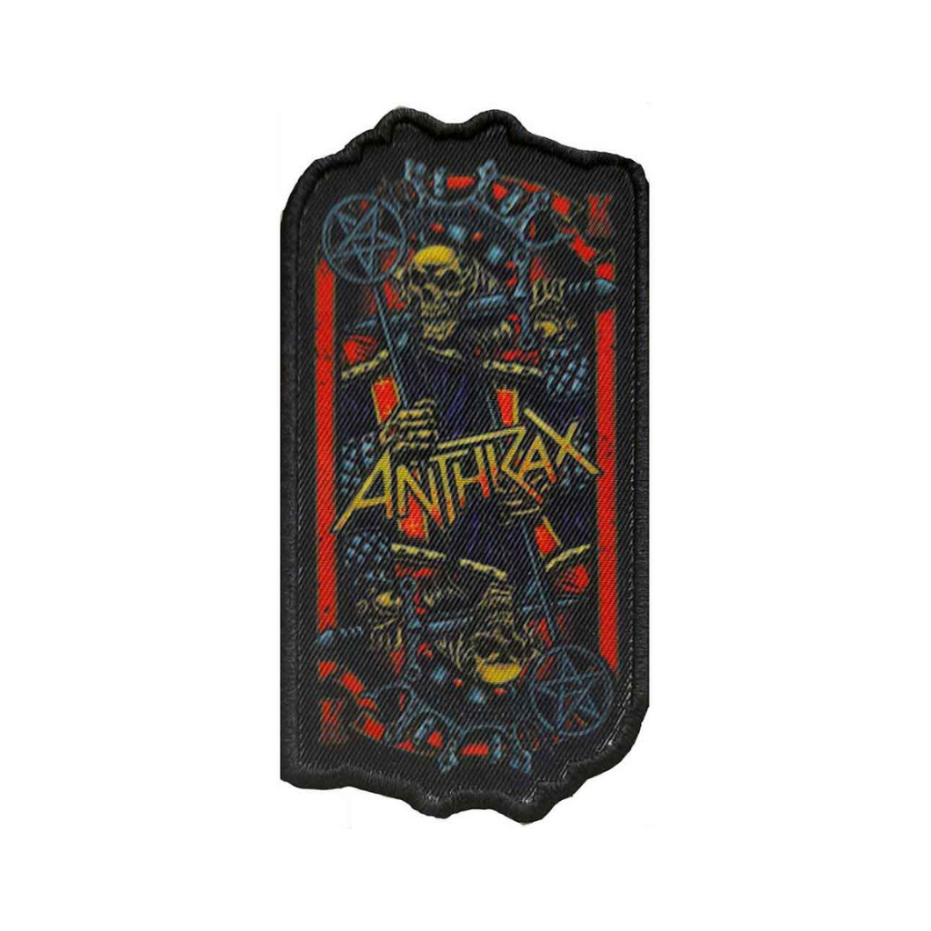 Anthrax Patch Aufnäher · Evil King · Official Metal Band Merch