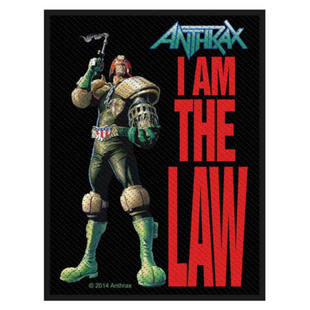 Anthrax Patch Aufnäher · I Am The Law · Offizieller Metal Band Merch