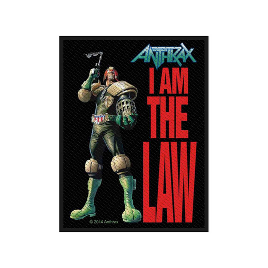 Anthrax Aufnäher Patch - Motiv: I Am The Law