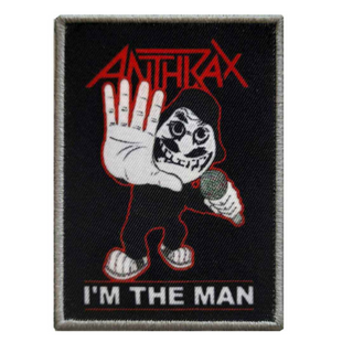 Anthrax Patch Aufnäher · I Am The Man · Offizieller Metal Band Merch