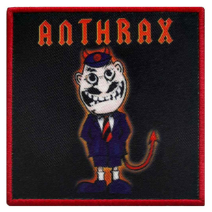 Anthrax Patch Aufnäher · Angus AC/DC TNT Cover · Offizieller Metal Band Merch