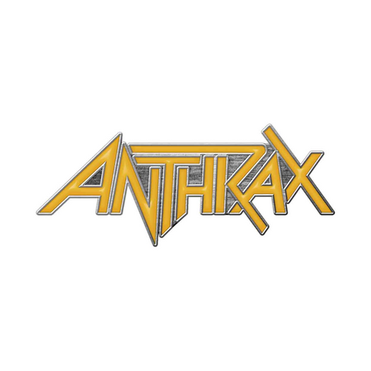 Anthrax Metal Anstecker Pin - Motiv: Yellow Logo