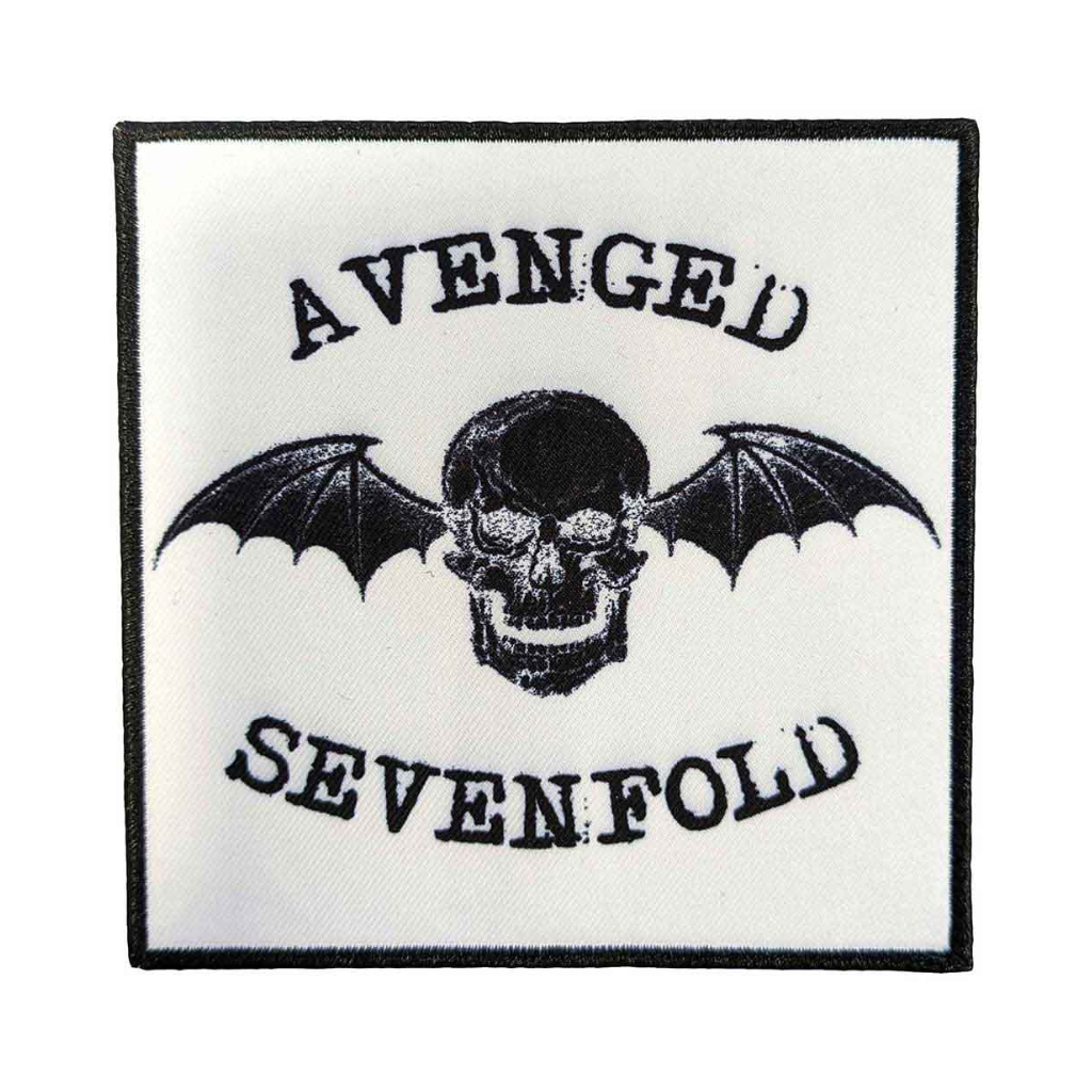 Avenged Sevenfold Aufnaeher Patch - Motiv: Classic Deathbat Negative