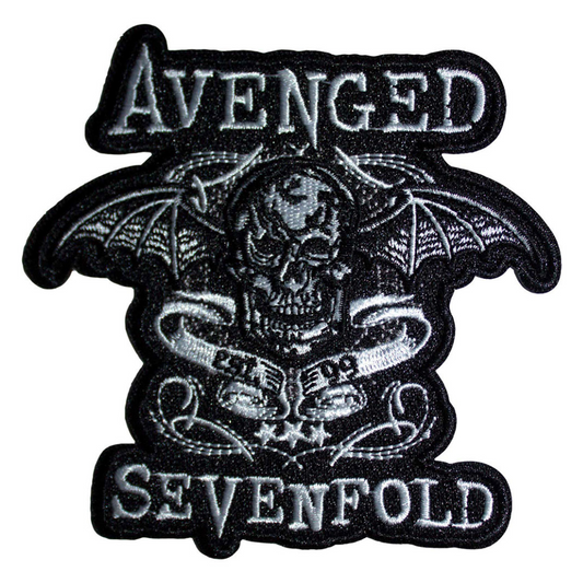 Avenged Sevenfold Patch · Deathbat Banner Cut Out