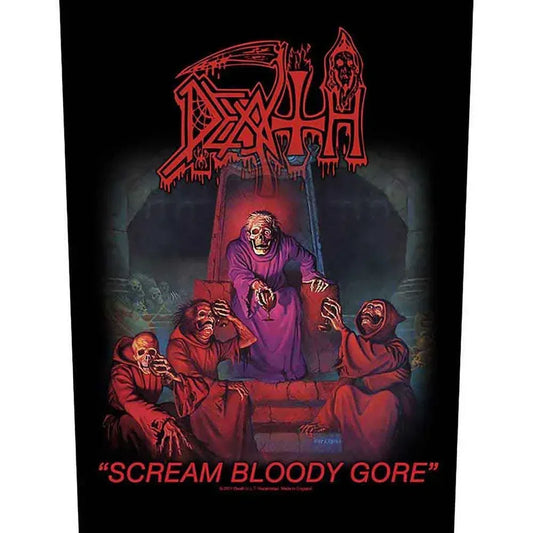 Death Backpatch Rückenaufnäher · Scream Bloody Gore (29cm x 34cm) - Totenkopf.com