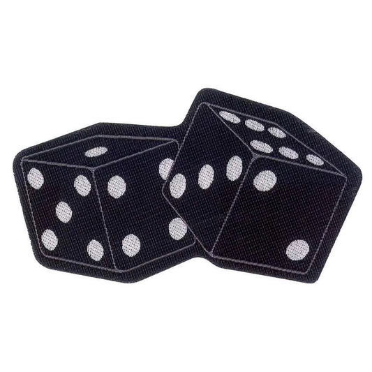 Biker & Motiv Patch · Dice Würfel (9cm x 6cm)
