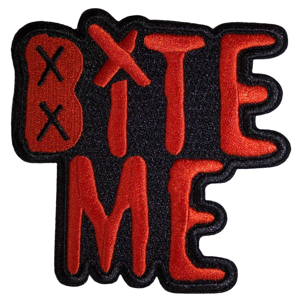 Avril Lavigne Patch · Bite Me (9cm x 8cm)