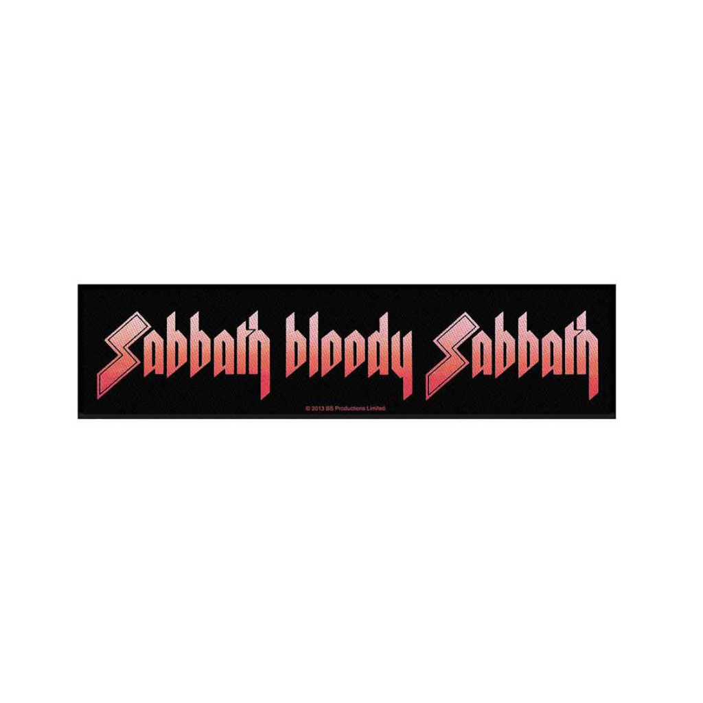 Black Sabbath Aufnäher Stripe Patch - Motiv: Sabbath Bloody Sabbath