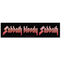 Black Sabbath Aufnäher Stripe Patch - Motiv: Sabbath Bloody Sabbath