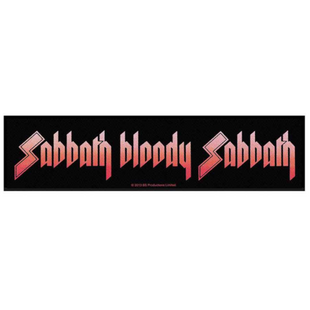 Black Sabbath Patch Aufnäher · Sabbath Bloody Sabbath · Offizieller Metal Band Merch