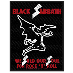 Black Sabbath Patch Aufnäher · Sold Our Souls · Official Metal Band Merc