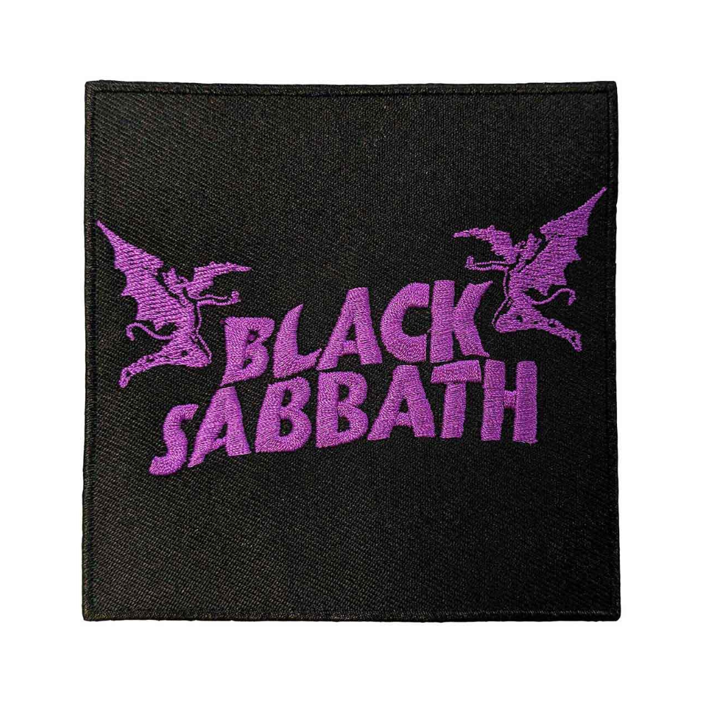 Black Sabbath Aufnäher Patch - Motiv: Wavy Logo and Daemons