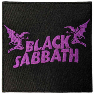 Black Sabbath Patch Aufnäher · Wavy Logo and Daemons · Offizieller Metal Band Merch