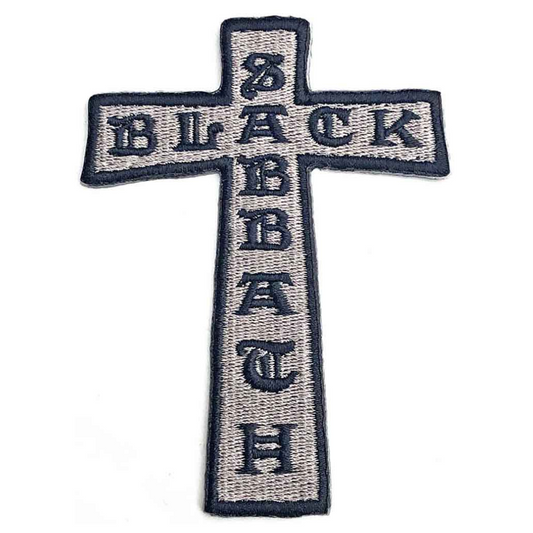 Black Sabbath Patch · Kreuz Cross Grey