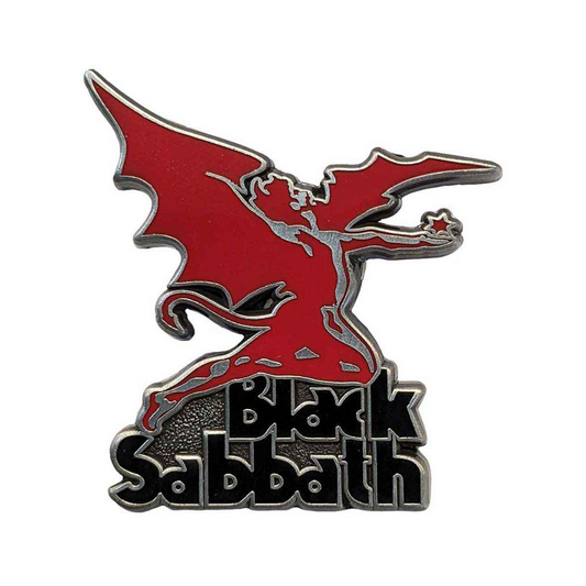 Black Sabbath Metal Anstecker Pin - Motiv: Logo and Daemon
