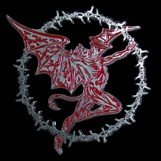 Black Sabbath Anstecker Pin · Daemon Ring Cut Out