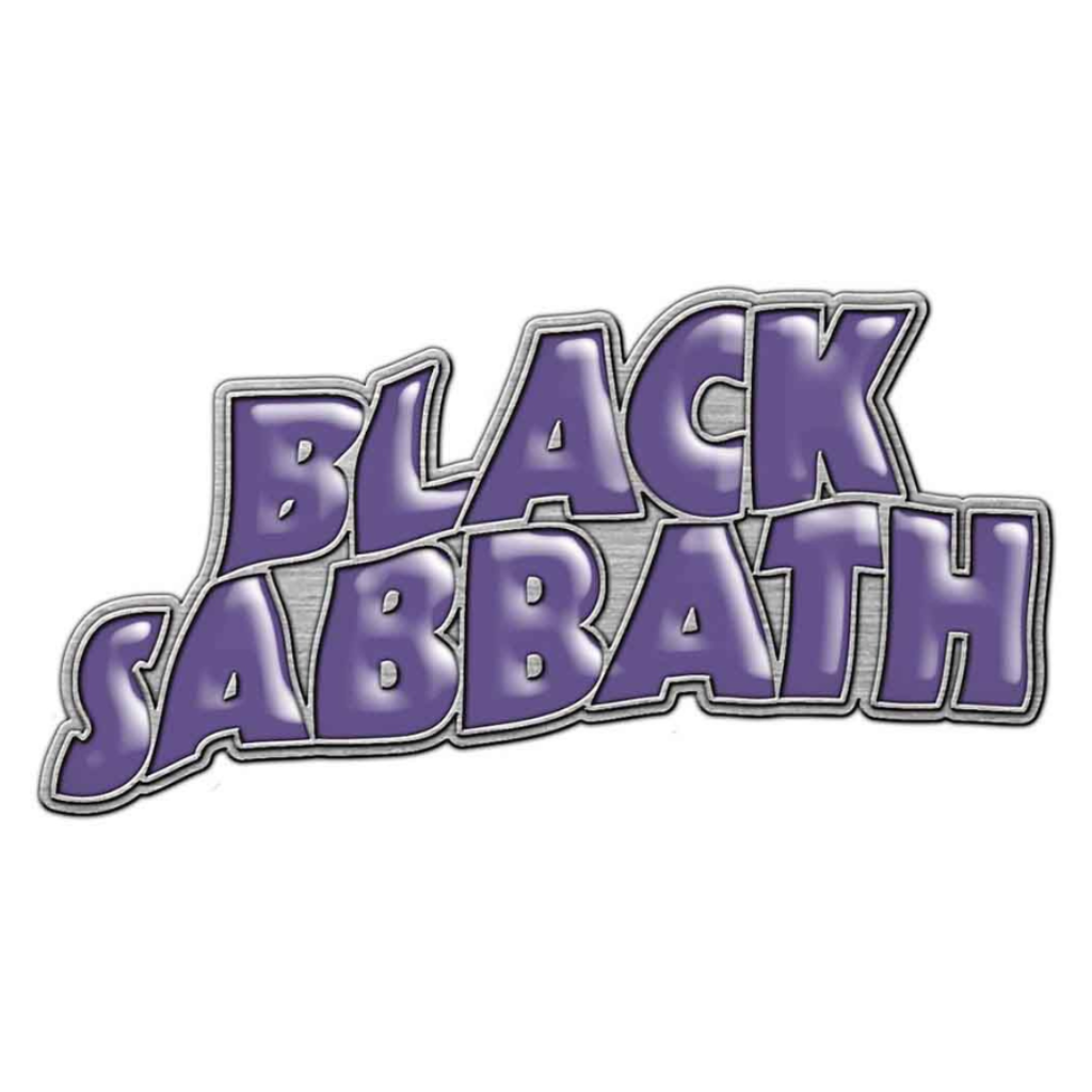 Black Sabbath Anstecker Pin · Purple Logo · Official Metal Band Merch