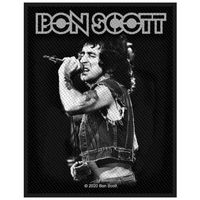 Bon Scott Aufnaeher Patch - Motiv: Microphone