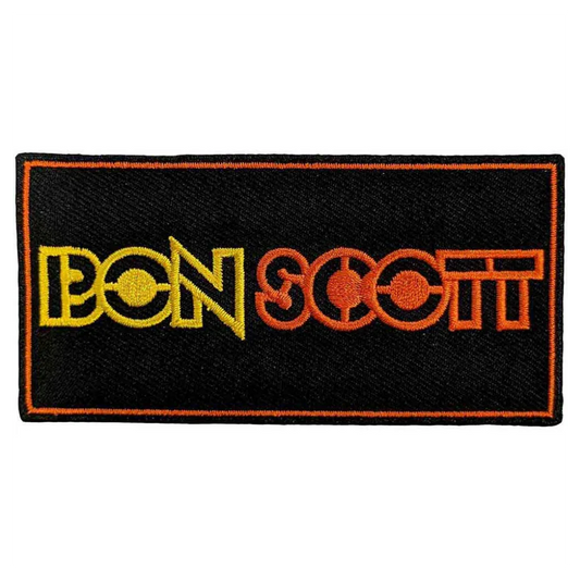 Bon Scott AC/DC Patch · Logo Stripe (10cm x 5cm) - Totenkopf.com