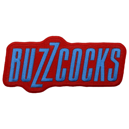 Buzzcocks Patch · Logo Stripe Blue Red