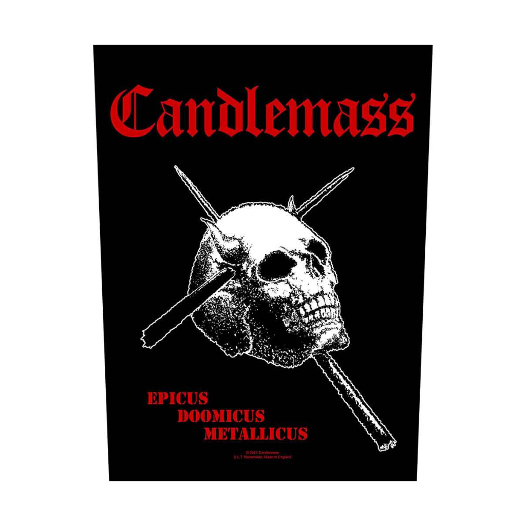 Candlemass Backpatch Rückenaufnäher Epicus Doomicus Metallicus