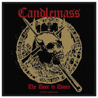 Candlemass Patch Aufnäher · The Door To Doom · Offizieller Metal Band Merch 
