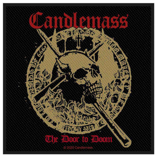 Candlemass Patch Aufnäher · The Door To Doom · Offizieller Metal Band Merch