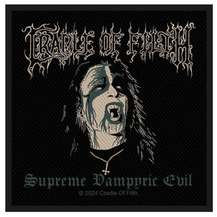 Cradle Of Filth Patch Aufnäher · Supreme Vampire Evil · Offizieller Metal Band Merch