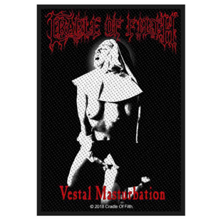 Cradle Of Filth Patch Aufnäher · Masturbation · Offizieller Metal Band Merch