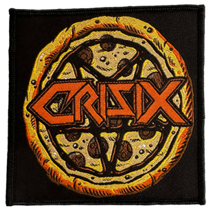 Crisix Patch Aufnäher · The Pizza Pentagram · Offizieller Metal Band Merch