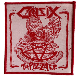 Crisix Patch Aufnäher · The Pizza E.P.  · Offizieller Metal Band Merch