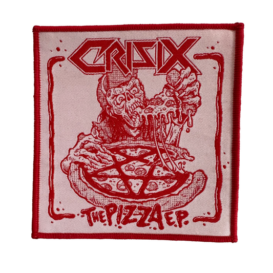 Crisix Patch Aufnäher · The Pizza E.P.  · Official Metal Band Merch