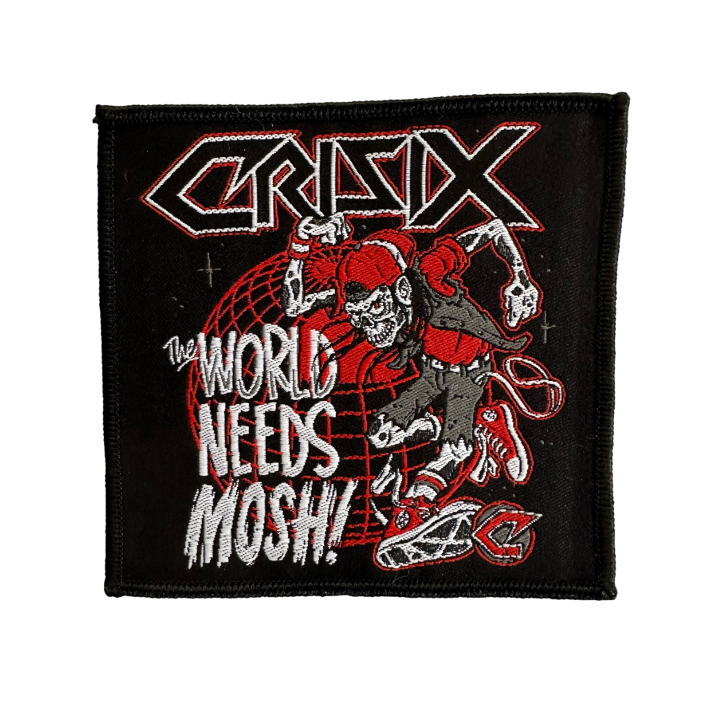 Crisix Aufnäher Patch - Motiv: The World Needs Mosh