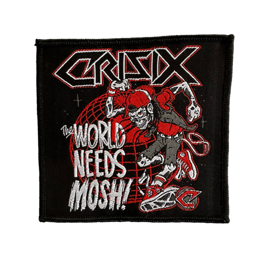 Crisix Aufnäher Patch - Motiv: The World Needs Mosh