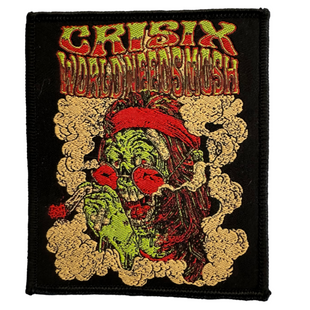 Crisix Patch Aufnäher · World Needs Mosh · Offizieller Metal Band Merch