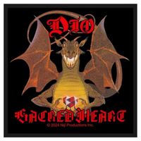 DIO Patch Aufnäher · Sacred Heart · Offizieller Metal Band Merch