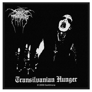 Darkthrone Patch Aufnäher · Transylvanian Hunger · Offizieller Metal Band Merch