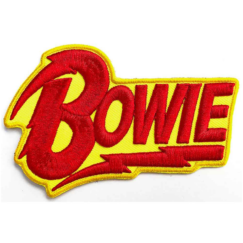 David Bowie Patch Aufnäher · Diamond Logo 3D · Offizieller Rock Band Merch